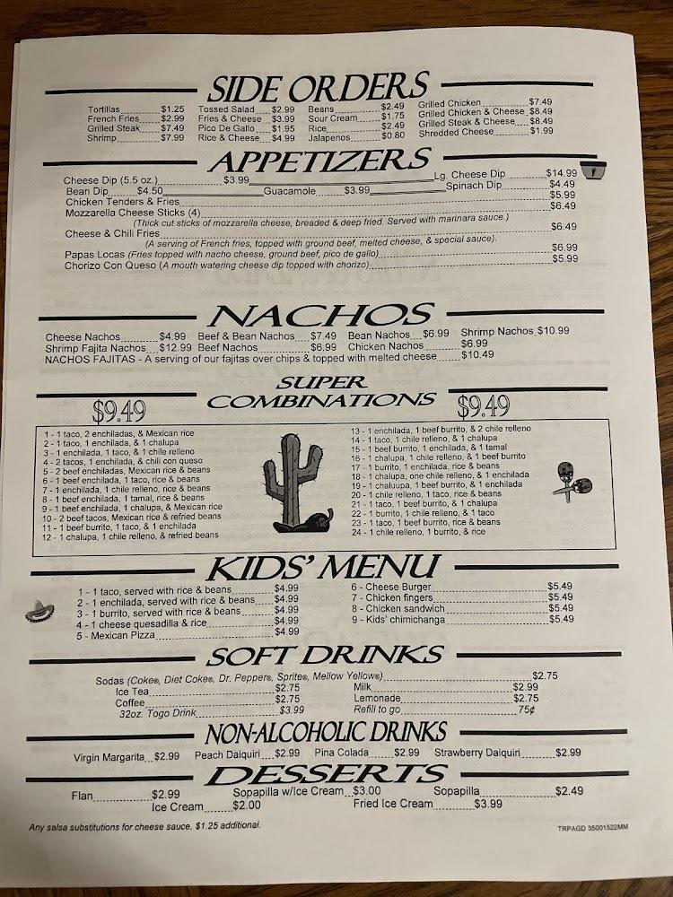 El Mariachi Mexican Restaurant Menu image 3